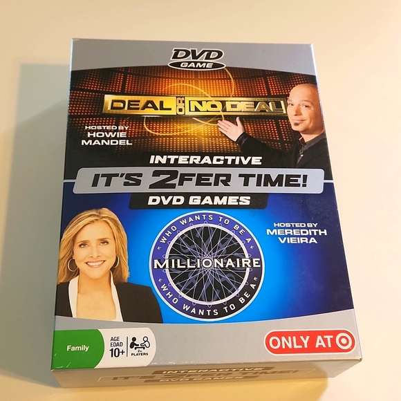 Deal or No Deal AND Who Wants to Be A Millionaire DVD Games. 2 games in 1. - Picture 1 of 3